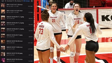 wisconson vollyball leaked|wisconsin volleyball team leaked images on twitter。